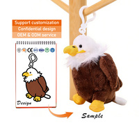 Porte-clés en peluche personnalisés, jouets, mini-porte-clés en peluche, poupée chat en peluche, porte-clés dragon en peluche