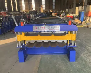 Double Layer Metal Roofing Sheet Roll Forming Machine Roof Machine Automatic Tile Making Machine
