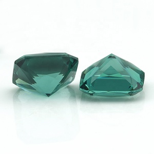 Offre Spéciale Hydro Poire 10*10mm synthétique Lâche Émeraude Pierres Précieuses Pour bijoux - Product Image 6