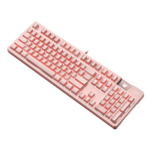 Teclado Mecánico Profesional para Videojuegos F2068pro, Teclado Completo sin Perforaciones, Doble Color, Eje Rojo, para Portátiles, Wolf Spider - Product Image 5