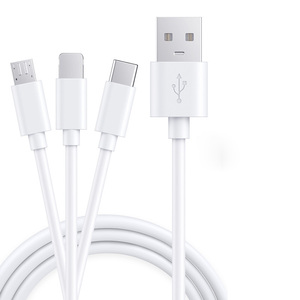 Cáp sạc đa năng 3 trong 1, cáp sạc <span class=keywords><strong>USB</strong></span>, đầu nối cổng Type-C, <span class=keywords><strong>Micro</strong></span> <span class=keywords><strong>USB</strong></span> cho điện thoại 12, 11 - Product Image 4