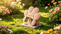 Pierres tombales pour animaux de compagnie : chiens, chats, petits animaux – Tablettes commémoratives, offrandes funéraires, souvenirs pour chiots, objets décoratifs en ciment Portland