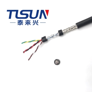 Cable blindado de par trenzado <span class=keywords><strong>RVSP</strong></span> 3x2x0.25mm2 con certificación CCC para electrodomésticos de interior. - Product Image 2