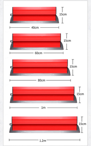 Outil de cloison sèche en acier inoxydable lames d'écumage truelle pour la finition des plaques de plâtre - Product Image 5