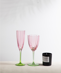 Juego de Copas de <span class=keywords><strong>Vino</strong></span> Estilo Francés, Elegantes Copas de Champán con Diseño de Pétalos, Copas de <span class=keywords><strong>Vino</strong></span> Blanco de Cristal Premium - Product Image 4