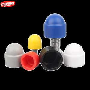 Nouveaux Capuchons de Protection Décoratifs en <span class=keywords><strong>Plastique</strong></span> PE pour Écrous et Boulons Hexagonaux Colorés – Outils et Fixations pour Matériel de Quincaillerie - Product Image 1
