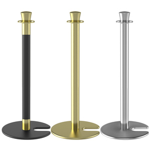 Hiệu quả kiểm soát đám đông cổng rào cản cho Bảo tàng sự kiện buổi hòa nhạc bền hàng rào an toàn làm bằng thép không gỉ cao su kim loại - Product Image 1