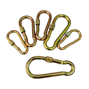 Nhiệm Vụ Nặng Nề 50Mm Carabiner Móc Mắt Với Trượt Thiết Kế Đồng Bằng Kết Thúc Carabiner Móc Mắt - Product Image 4