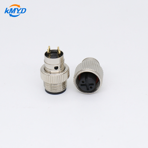 KMYD M12 A-Code 2-17-pins afgeschermde gegoten IP67 waterdichte mannelijke vrouwelijke adapter - Product Image 3