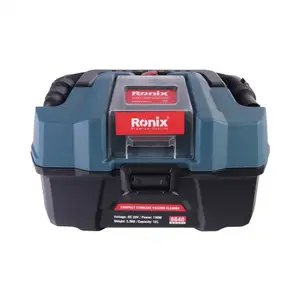 Ronix 8640 penyedot debu tugas selang karet memberikan daya tahan dan fleksibilitas 20V Max kontrol tangan penyedot debu Dc nirkabel