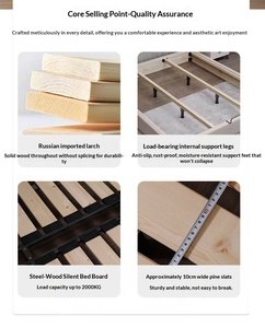 Base de Cama Plegable de Metal con Láminas de Madera, Base de Plataforma Resistente para Colchón, Soporte para Dormitorio de Invitados - Product Image 5
