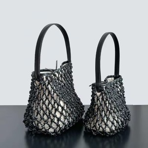 Da bò dệt tay nách túi 2025 mới thích hợp thiết kế chính hãng Da rỗng kỳ nghỉ bãi biển túi thời trang phụ nữ Vai Túi - Product Image 3