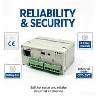 PLC Delta DVP12SE11R, Tipo Slim para Redes con Ethernet Integrado, Salida de Relé 8DI 4DO, 16K Pasos