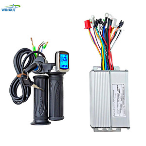 Contrôleur universel de moteur sans balais 36V 48V 60V 450W 25A avec écran LCD et <span class=keywords><strong>poignée</strong></span> <span class=keywords><strong>d</strong></span>'accélération pour trottinette et vélo électriques - Product Image 1