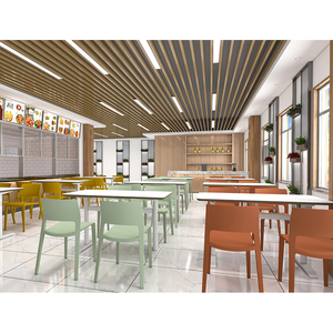 Chaise <span class=keywords><strong>de</strong></span> salle à manger en plastique PP empilable, moderne, colorée, bon marché, en résine et polypropylène, pour restaurant, vente en gros - Product Image 4