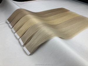 Extensions de cheveux à bandes adhésives double épaisseur de 30 pouces, meilleure qualité, personnalisation acceptée, différentes couleurs - Product Image 3