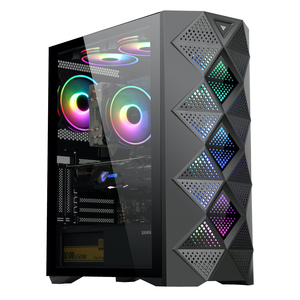 SAMA étui ordinateur de jeu pc avec filtre à poussière magnétique ordinateur de bureau étui de transport 360 refroidi à l'eau - Product Image 1