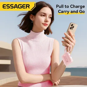 <span class=keywords><strong>Essager</strong></span> Câble de charge rapide 20000mAh Type-C PD 22.5W Chargeur portable Batterie externe pour téléphone portable et tablette - Product Image 5
