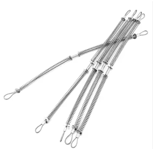 Dispositivo de Restricción de Mangueras Hidráulicas con Cable de Seguridad Whipcheck de Acero Inoxidable de Alta Presión de 3000 PSI con Tratamiento de Superficie Pulido - Product Image 3