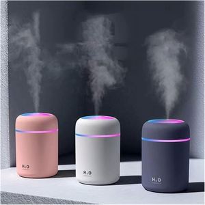 Ultrasonic Humidifier Color Changing LED <b>Lights</b> Electric Battery Powered Portable Hotel Household Outdoor Use 1 Year Warranty - Product Image 1