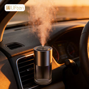 Nuevo Difusor de Aceites Esenciales para Auto 2026, 160 ml, Dispositivo Ultrasónico Inteligente con Modos Ajustables y Luz Ambiental para Decoración Interior de Automóviles - Product Image 1