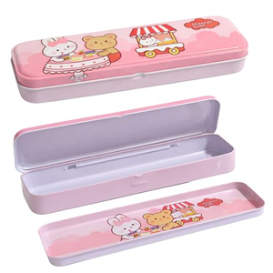 Estuche Escolar de Metal Personalizado, Caja de Almacenamiento para Útiles Escolares, Portalápices Metálico para Estudiantes - Product Image 1
