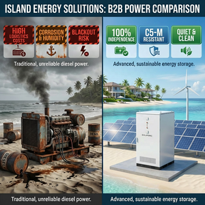 125kW 261kWh BESS Microrete per Isole Resistente alla Nebbia Salina Solare Eolico - Product Image 2