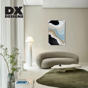DX Thiết kế trang trí nội thất tay bức tranh 3D kết cấu tường nghệ thuật trừu tượng tay sơn Tranh sơn dầu trên vải - Product Image 6