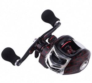 Moulinet de pêche baitcasting haute vitesse 18+1BB en plastique avec système de freinage magnétique pour eau salée et lac - Product Image 3