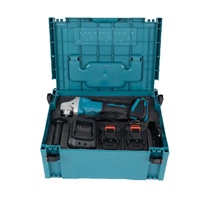 Ensemble multifonction trois pièces en acier inoxydable avec batterie au lithium rechargeable, garantie de 3 ans, perceuse à main et meuleuse d'angle