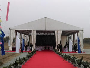 الجملة الأبيض الهندي خيمة زفاف سعر للبيع مع غطاء PVC سقف و الجوانب الألومنيوم الإطار سرادق خيمة - Product Image 3
