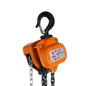 Hot Selling Price Grade VD Type G80 Load Chain Lifting Manul Chain Hoist Chain Block For Construction
