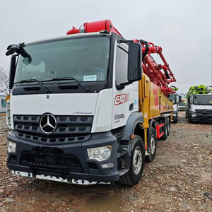 Pompe à béton diesel Zoomlion Big Boom Truck 62m neuve/d'occasion, productivité de 18m/h à Shanghai - Product Image 1