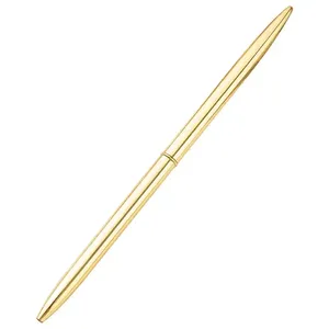 Ultra Slim Bullet Shaft Twist Metal <b>Ballpoint</b> <b>Pen</b>, 5 Colors Minimalist Rotating Advertising Signature <b>Pen</b> Custom Laser Logo - Product Image 5