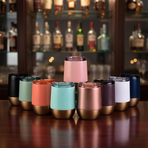 Vaso de doble pared de acero inoxidable de 350ml, respetuoso con el medio ambiente, tapa segura para lavavajillas, 6-12 horas de aislamiento térmico, café helado - Product Image 4