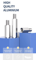 Aluminum Alloy Single-Head Hexagonal Stud M3M6 Fastener Support Isolation Column Chassis Motherboard Column Screw Connection MD