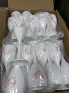 Flûtes à champagne en plastique incassable de 175 ml en gros, logo personnalisé, <span class=keywords><strong>verre</strong></span> à vin de luxe réutilisable pour mariage et fête - Product Image 6