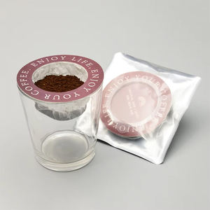 Nuovo arrivo Eco Friendly materiale forma speciale <span class=keywords><strong>UFO</strong></span> disco volante forma tazza di caffè gocciolamento filtro sacchetto di riempimento e sigillatura macchina - Product Image 3