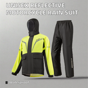 Traje Impermeable y Cortavientos para Motocicleta JCAA JC-801, Pantalones y Chaqueta para Moto, Reflectante Nocturno para Hombres y Mujeres - Product Image 2