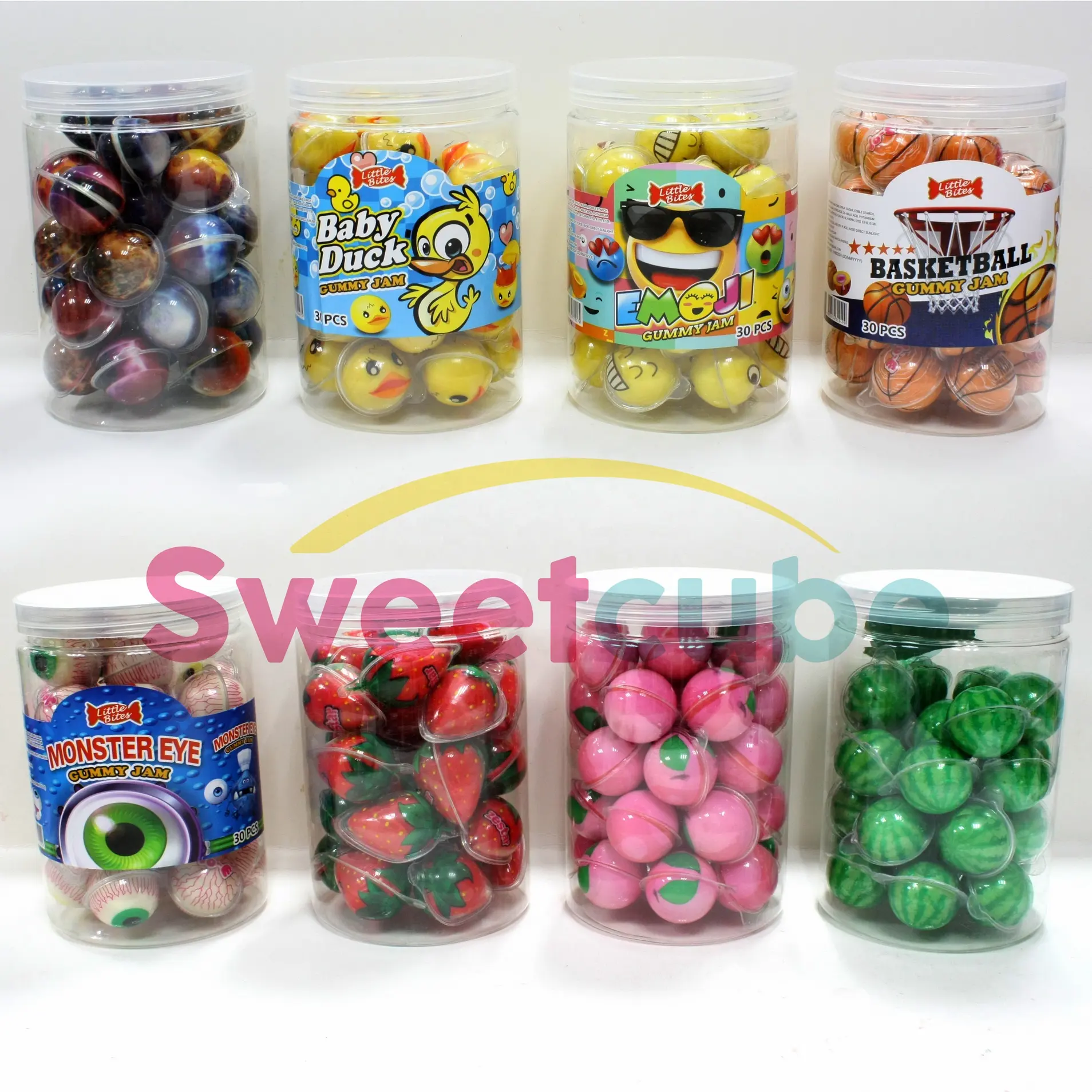 Venda quente eyeball gummy grande ovo gummies fornecedor frutado sabor doces goma