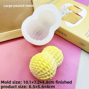 Simulation Peanut Squeeze-to-relax Silicone <b>Mold</b> DIY <b>Hand</b>-molding Chocolate Wax Bottle Candy Cheese Ice Cream Soap - Product Image 4