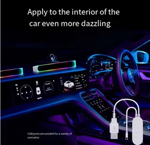 Lampes de sol modernes en plastique RGB synchronisées avec la musique, changeant de couleur, contrôlées par la voix, pour hôtel, éclairage rythmique LED rechargeable par application - Product Image 4