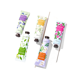 卸売りOEMハンドケアセットフローラルフルーツハンドクリーム保湿栄養シアバターアボカドホワイトニング特徴-カスタムロゴ - Product Image 3