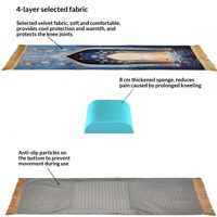 Nouveau tapis épais en polyester de 8 cm, couleur unie, style moderne et minimaliste, idéal pour les salons et comme tapis de prière, parfait pour les cadeaux transfrontaliers.