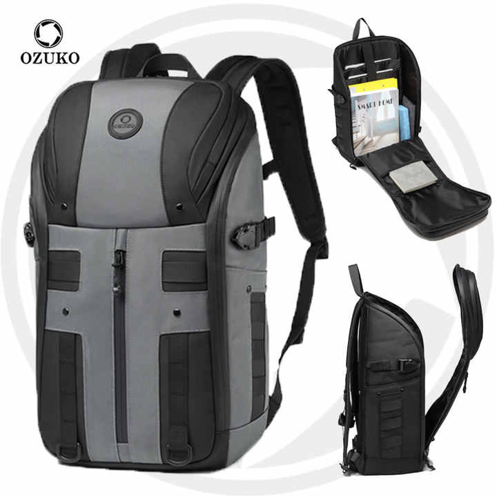 Waterproof Backpack Ozuko Anti Theft Bag Jual OZUKO Men