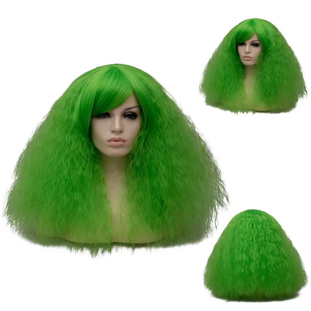 17colors European and American fashion wig, puffy, popular in Amazon