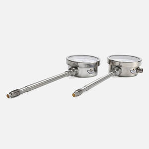 Manômetro de Pressão Tipo Rígido em Aço Inoxidável 304 para Alta Temperatura com Precisão de 1,6%FS e Temperatura Máxima de 350°C - Fornecimento Direto da Fábrica - Product Image 2