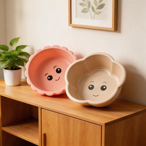 Lavabo en plastique pour enfants, grande capacité, forme irrégulière, pour salle de bain et cuisine - Product Image 1