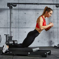 TBFIT Nordic Hamstring Curl Machine, Banc de musculation réglable pour extensions dorsales, pour le renforcement des fessiers, des ischio-jambiers et du tronc, équipement de gym à domicile