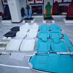 Accesorios de <span class=keywords><strong>Interior</strong></span> de coche YLA, actualización personalizada A7 C8, RS7, Kit de actualización de esponja de asiento delantero azul para <span class=keywords><strong>AUDI</strong></span> - Product Image 1